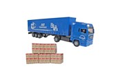 Leksaksbil - Kids Globe Man Truck with Trailer 30cm - 540568