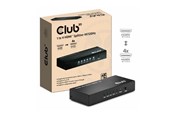 Video Switch - Club 3D CSV-1385 - video/audio splitter - 1 to 4 4K120Hz - 4 ports - CSV-1385