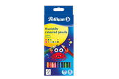 Hobby Tillbehör - Pelikan PELIKAN 12 FÄRGPEN TREKANT 3MM - 100401582