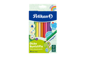 Hobby Tillbehör - Pelikan PELIKAN 12 FÄRGPENNOR JUMBOTREKANT - 100401616