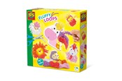Kreativa spel - SES Creative Fluffy Loops - Soft Yarn Animals - 14010