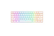 Tangentbord - Royal Kludge Mechanical RK61 RGB Red Switch - Tangentbord - Engelska (US) - Vit - RK61-2