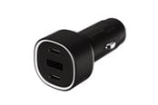 Mobile - Adapters & Chargers - Vivanco Super fast 60W Car charger 2xUSB-C 30W/USB-A 18W - 64341