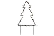 Decoration - NORDIC WINTER Metal christmas tree - 75 cm 130 LED lights - 780-041