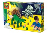 Kreativa spel - SES Creative Wooden Dino Glow in the Dark - 14209