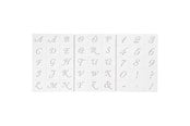 Hobby Tillbehör - Creativ Company - Letters and Numbers Template - 26965