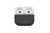 Mobile - Covers & Cases - FIXED Silky Silicone case for Apple Airpods 3 Black - FIXSIL-816-BK