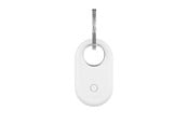 Andra mobiltillbehör - FIXED Silky Galaxy SmartTag2 Keychain Case White - FIXSILD-1334-WH