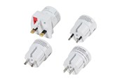 Övriga kablar - Vivanco Travel adapter Set EURO/USA -> World White - 7292