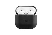 Mobile - Covers & Cases - FIXED PodsLeather Case for Airpods 4/4 ANC Black - FIXLP-1473-BK