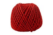 Garn & tillbehör - Creativ Company - Paper Yarn Red 40m - 41732