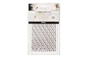 Konst- och hantverksmaterial - Creativ Company - Patterned Cardboard Flower White 10 pcs. - 216922