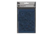 Konst- och hantverksmaterial - Creativ Company - Patterned cardboard Blue 10 pcs. - 216914