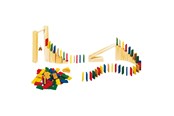Träleksaker - Goki - Domino Rally Wood 250pcs - HS 440