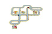 Pusselspel - Goki - Floor Puzzle Roads with 2 Vehicles 47pcs. Golv - 57422