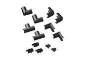 Kabel sleeve - D-LINE Accessory Kit 20x10 Clip-Over Design Black - CLOAP2010B