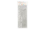 Konst- och hantverksmaterial - Globos - Tissue Paper 10 Sheets Silver 50x70cm - 6404