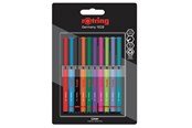 Skriv- och ritverktyg - Rotring rOtring Liner Fineliner Pens | 0.4 mm | Colouring Pens for Writing & Drawing | Assorted Colours | 10 Count - 2166220