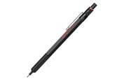 Skriv- och ritverktyg - Rotring 500 Mechanical Pencil | 0.5 mm HB Lead | Black hexagonal plastic barrel and non-slip textured metal grip - 2186325