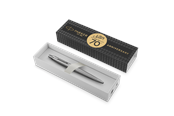 Skriv- och ritverktyg - Parker Jotter Ballpoint Pen |  Special Edition | 70 years Anniversary Stainless Steel CT | Blue Ink | Gift Box - 2205530