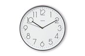 Decoration - Hama Corsica Wall Clock 30 cm Black/White - 00185873