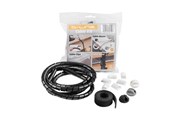 Kabel sleeve - D-LINE Accessory Pack for Cable Black - EU/CKITB