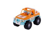 Leksaksbil - Cavallino Toys Cavallino Jeep Orange with 2 Play Figures - 3501SF01