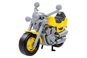 Leksaksbil - Cavallino Toys Cavallino Race Motorbike Yellow 25cm - 4202WD01