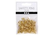 Konst- och hantverksmaterial - Creativ Company - Safety pins Gold 100 pcs. - 41136