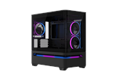 Chassi - ASUS AP202 ARGB Black - Chassi - Miditower - Svart - 90DC00P0-B19000