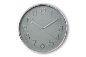 Decoration - Hama Corsica Wall Clock 30 cm Silver - 00185874