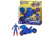 Figure - Marvel Avengers Epic World of Action Captain America Shield-Shot Cycle 10 cm - G08895L0