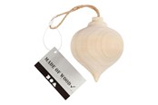 Konst- och hantverksmaterial - Creativ Company - Pendant Pointed Wooden Christmas Ball - 565119