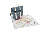 Babyleksaker - Small Foot - Backpack with Wooden Picnic Tasty Playset 14pcs. - 12539