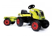 Utomhuslek - Smoby Tractor Claas with Trailer - 710114