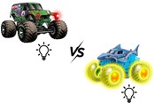 Leksaksbil - Monster Jam 1:43 Glowing Light 2 Pack - 6071482