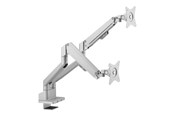 Väggfäste, AV-Möbel - Roline mounting kit - streamlined - for 2 LCD displays - pneumatic - silver - Max 18 kg - recommended for - 17.03.1158
