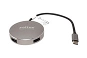 USB Hub - Roline - hub - 4 ports USB Hub - USB 3.2 - 4 porte - Grey - 14.02.5036