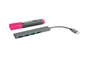 USB Hub - Roline USB 3.2 Gen 1 Hub USB Hub - USB 3.2 - 4 porte - Grey - 14.02.5052