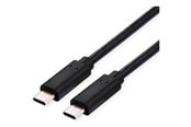 USB-kabel - Roline - USB-C cable - 24 pin USB-C to 24 pin USB-C - 80 cm - 11.02.9092