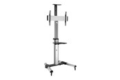 Väggfäste, AV-Möbel - Roline stand - for LCD display - silver - Max 50 kg - recommended for 70" - 17.03.1260