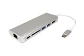 Dockning - Roline - docking station - USB-C 3.1 - 1GbE - 12.02.1037