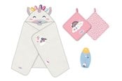 Dockor & Tillbehör - Baby Born Hooded Towel Set - 837573