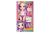 Dockor & Tillbehör - MGA Rainbow High Swim & Style Pop - Violet - 507314-EUC