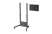 Väggfäste, AV-Möbel - Deltaco Office cart - for LCD display - black - Max 120 kg - recommended for - ARM-0810