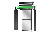 Rack chassis - APC NetShelter - rack cooling system aisle containment sliding door - single - NSAC2402