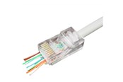 Nätverkskabel - Gembird Modular Plug - network connector - Genomskinlig - LC-PTU-01/10