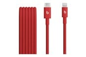 USB-kabel - Apple Beats USB-C to Lightning Woven Cable (1.5 m / 5 ft.) – Rapid Red - MFEH4ZM/A