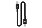 USB-kabel - Apple Beats USB‑C to USB‑C Woven Short Cable (20 cm / 8 in.) – Bolt Black - MEQ94ZM/A