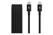 USB-kabel - Apple Beats USB‑C to USB‑C Woven Cable (1.5 m / 5 ft) – Bolt Black - MDGA4ZM/A